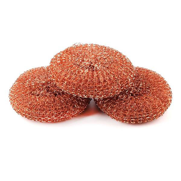 Hvad er fordele ved køkkenrent kobberbelagt mesh -scourer?