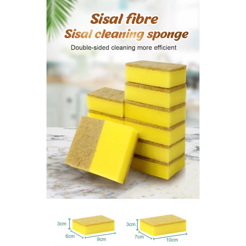 Sisal Fiber Cellulose Pad Husholdningsrengøring